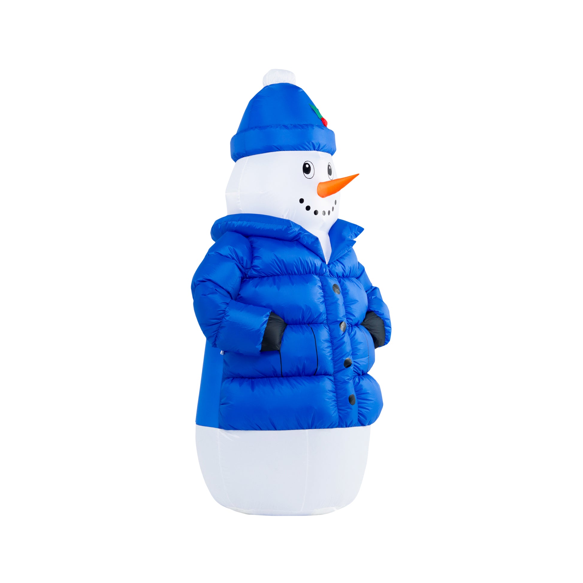 6-Ft Snowman in Puffy Jacket Christmas Inflatable image 6