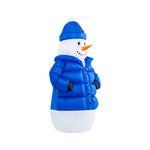 Load image into Gallery viewer, A Holiday Company 6 ft Lighted Snowman in Puffy Jacket Christmas Inflatable, Self-Inflating Indoor Outdoor Yard Decoration with Fan
