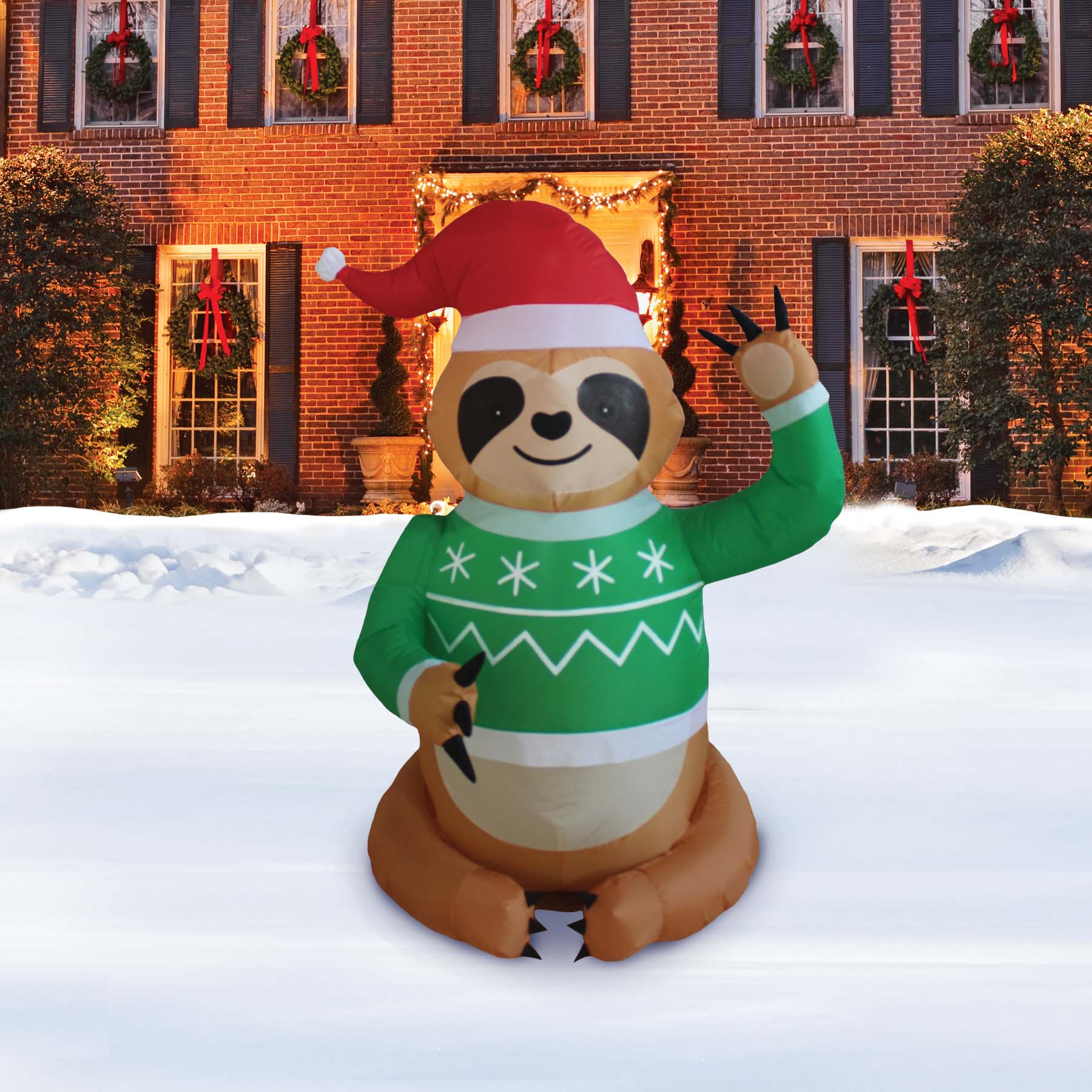 A Holiday Company 4ft Tall Sweater Sloth, 4 ft Tall lifestyle