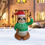 Load image into Gallery viewer, A Holiday Company 4ft Tall Sweater Sloth, 4 ft Tall, Multi
