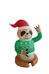 A Holiday Company 4ft Tall Sweater Sloth, 4 ft Tall, Multi
