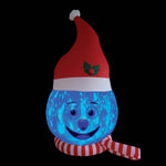 Load image into Gallery viewer, A Holiday Company 8ft Tail Snowman Head with Blue Shimmer Light, 8 ft Tall, Multi
