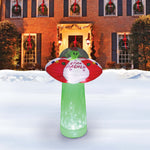 Load image into Gallery viewer, A Holiday Company 7ft Tall Star Dasher UFO with Green Shimmer Light, 7 ft Tall, Multi
