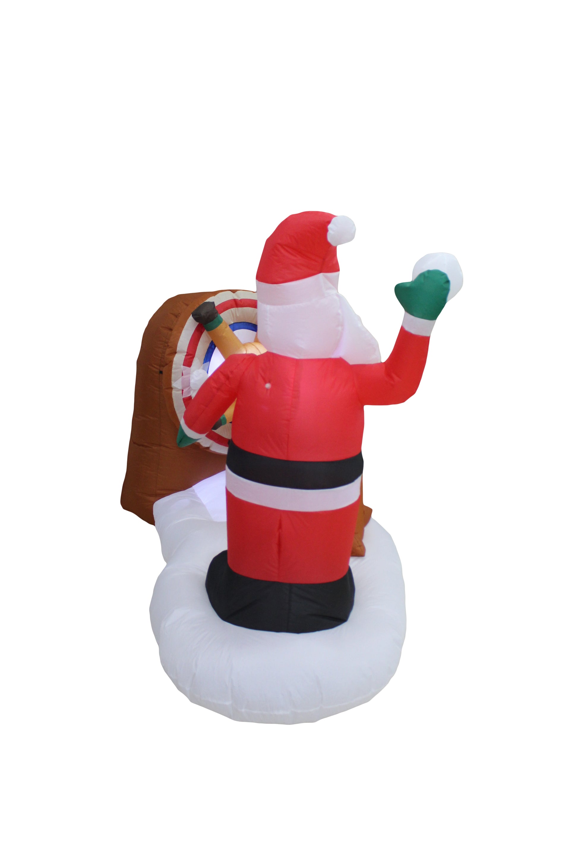 A Holiday Company 6ft Wide Animated Snowball Fight, 4.5 ft Tall image 4