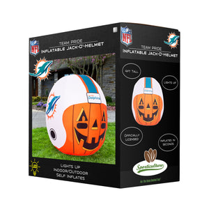 Miami Dolphins Inflatable Jack-O' Helmet