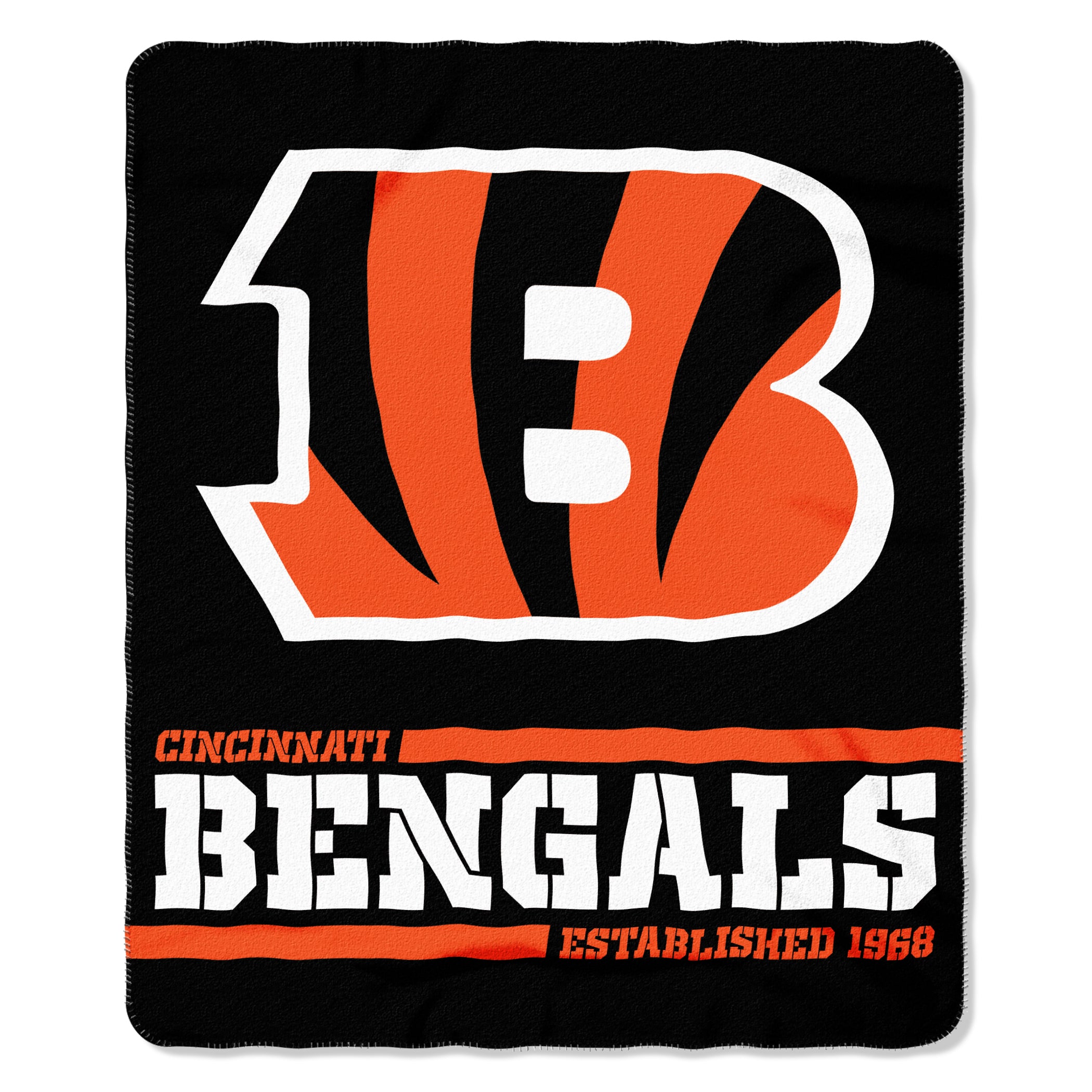 The Northwest Company Cincinnati Bengals Fleece Throw