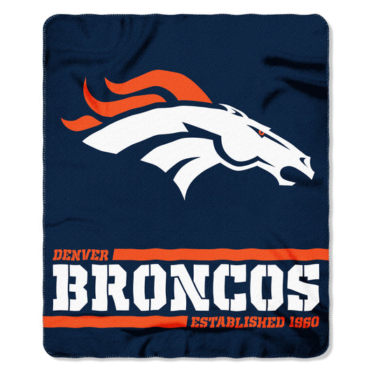 The Northwest Company Denver Broncos Fleece Throw, Orange