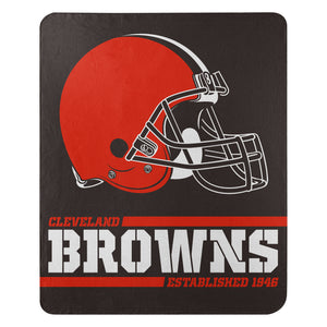 The Northwest Company Cleveland Browns Fleecee Throw , Brown