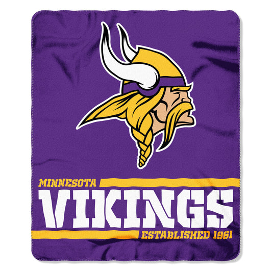 The Northwest Company Minnesota Vikings Fleece Throw, Purple