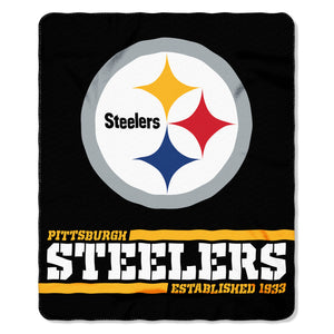 The Northwest Company Pittsburgh Steelers Fleece Throw