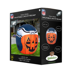 Philadelphia Eagles Inflatable Jack-O' Helmet