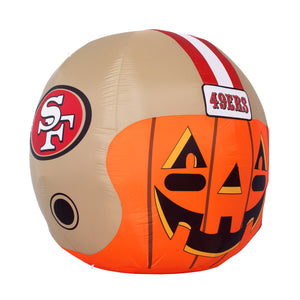 San Francisco 49ers Inflatable Jack-O' Helmet