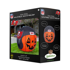 Tampa Bay Buccaneers Inflatable Jack-O' Helmet