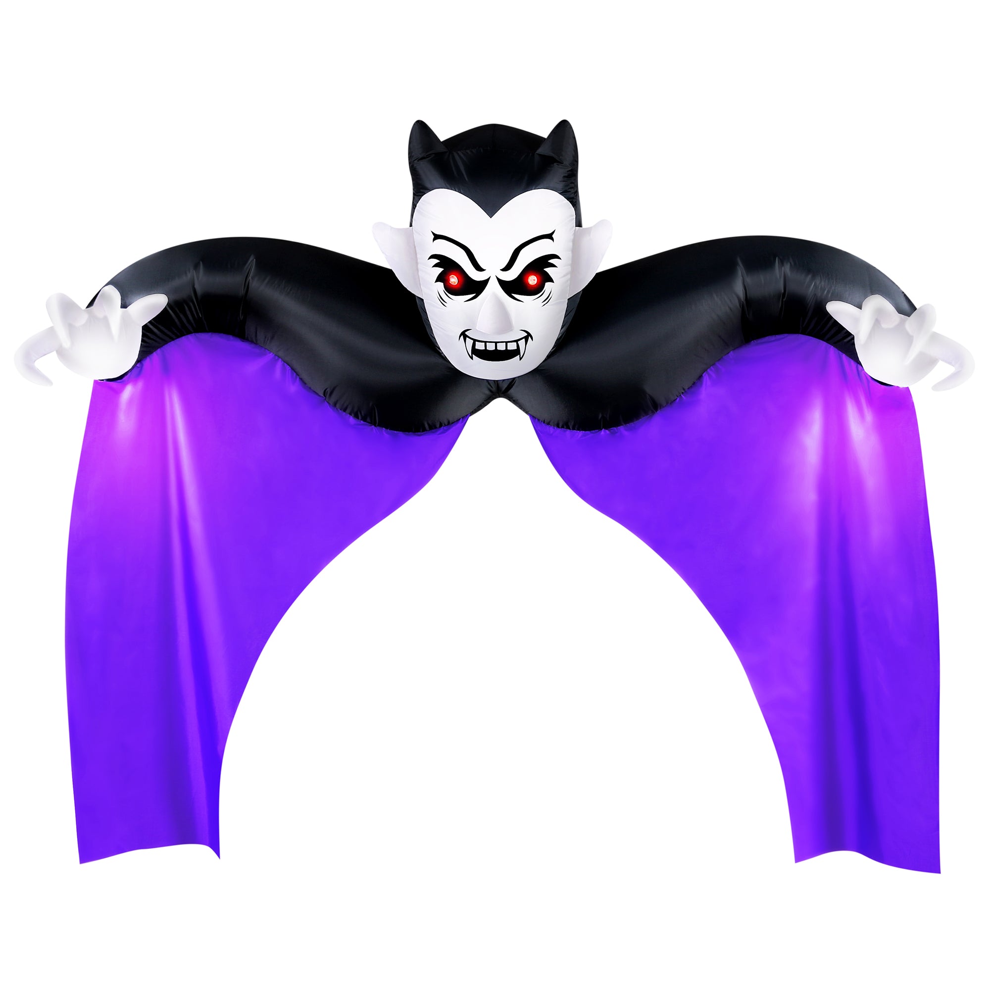 Occasions AIRFLOWZ INFLATABLE HANGING VAMPIRE  6FT, 5 ft Tall, Purple