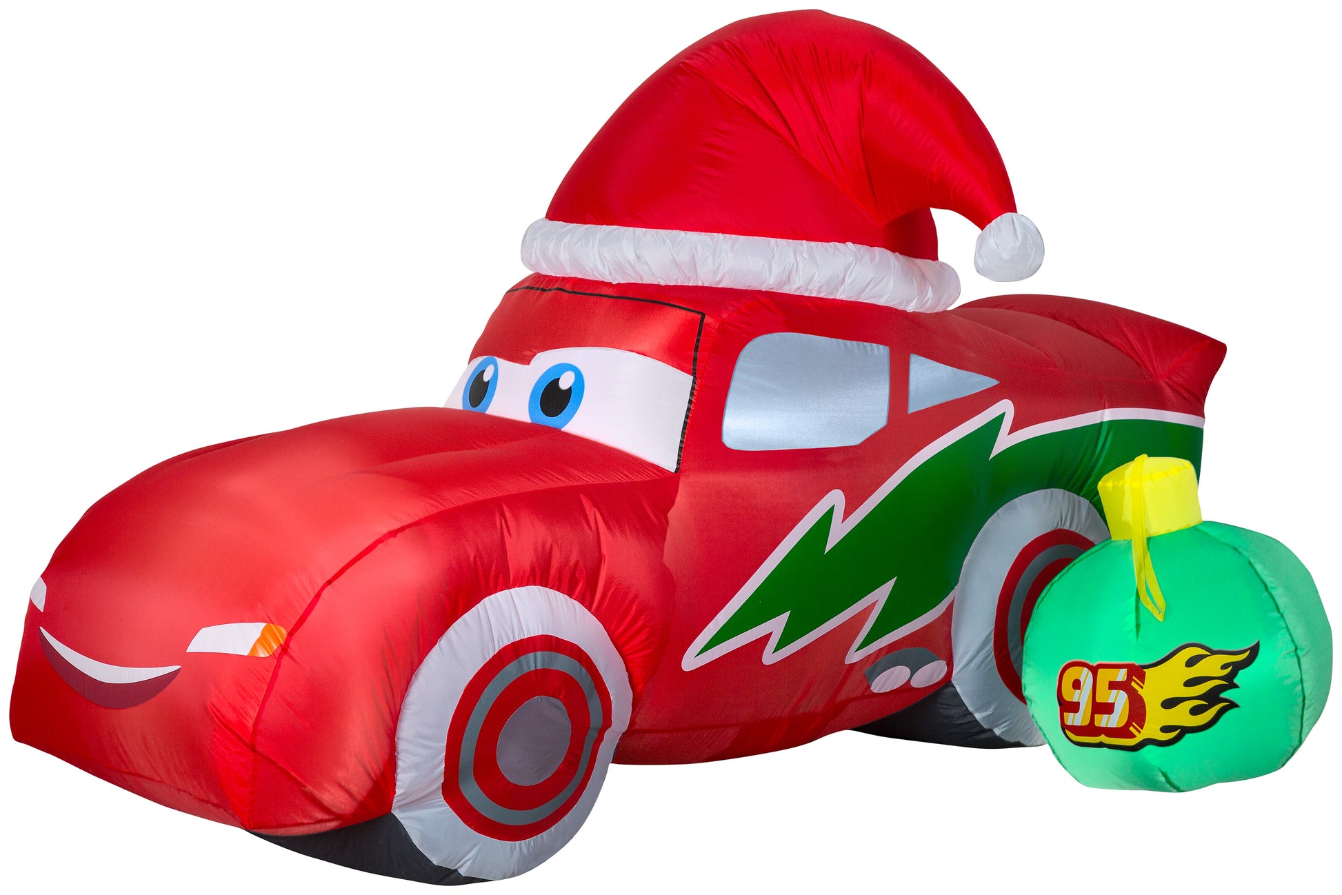 6' Lightning McQueen Christmas Inflatable