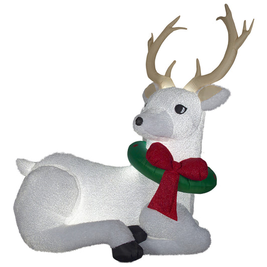 8.3' Mixed Media Buck Giant Christmas Inflatable