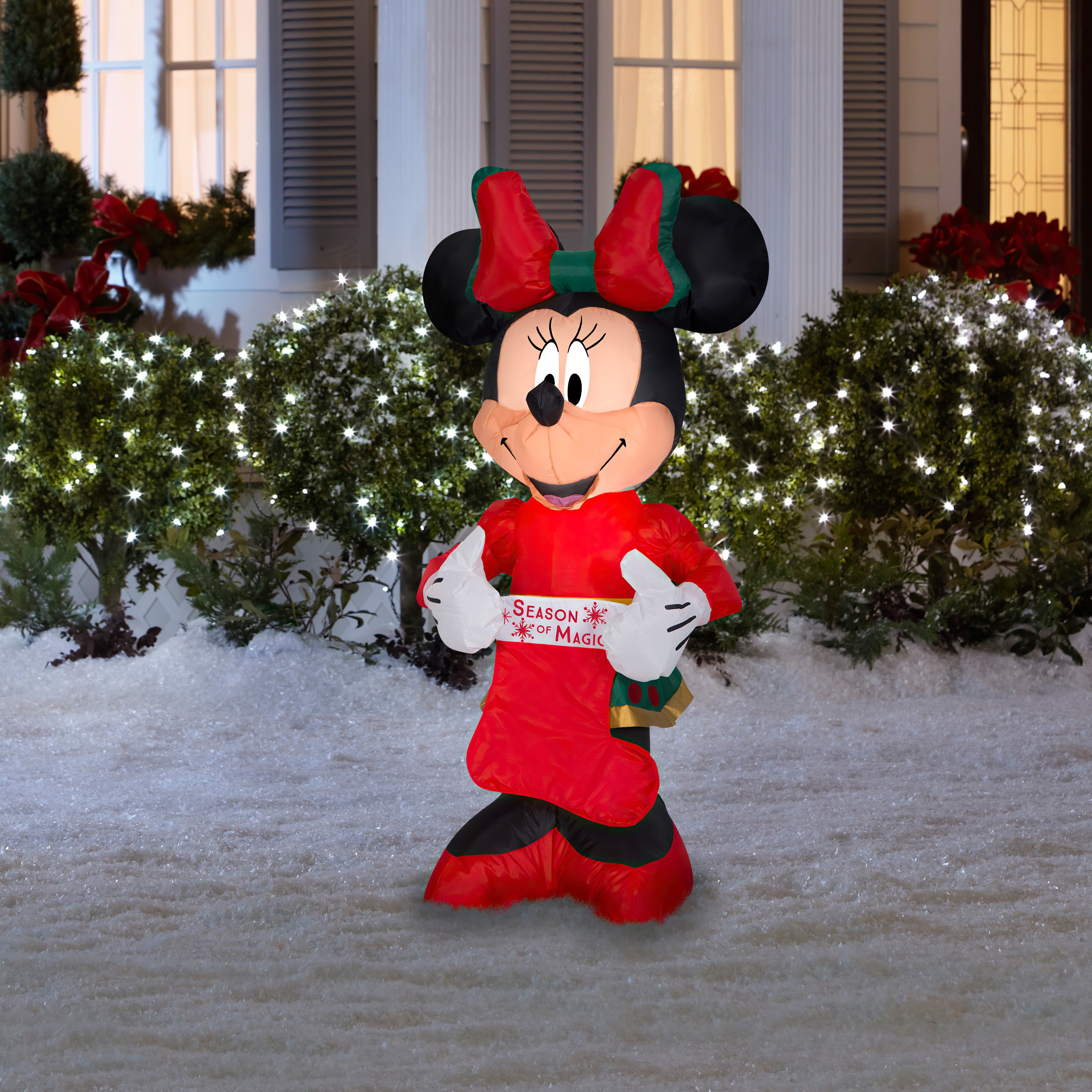 Gemmy 3.5' Airblown Minnie Disney Christmas Inflatable