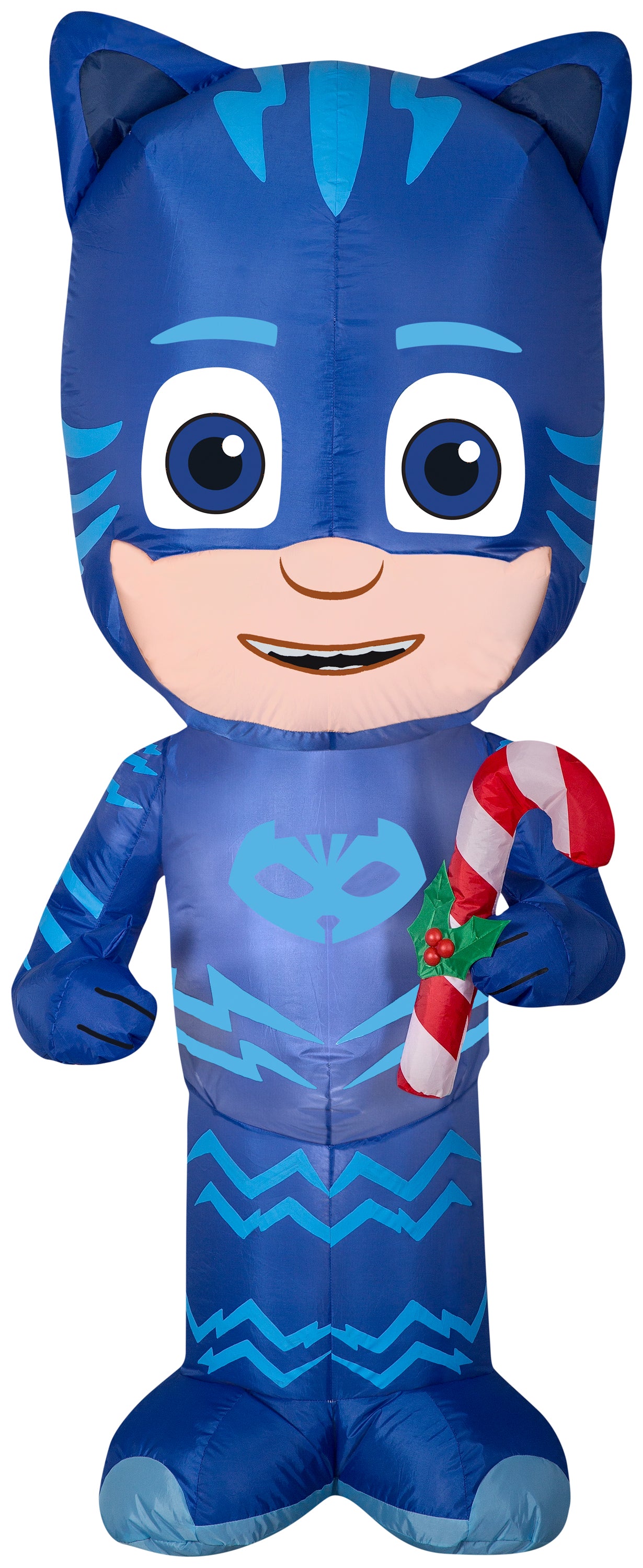 5' Airblown Catboy w/Candy Cane Christmas Inflatable
