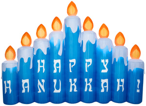 9' Airblown Hanukkah Candles Scene Hanukkah Inflatable