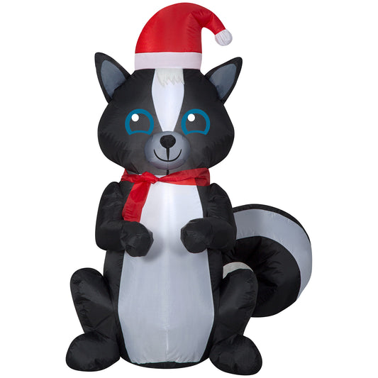 3.5' Skunk Christmas Inflatable
