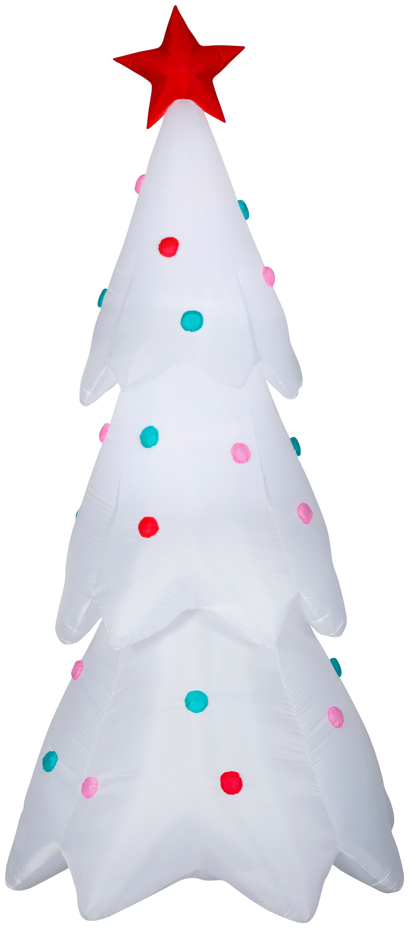 Gemmy Christmas Airblown Inflatable Tree w/Ornaments, 8.5 ft Tall, Multicolored