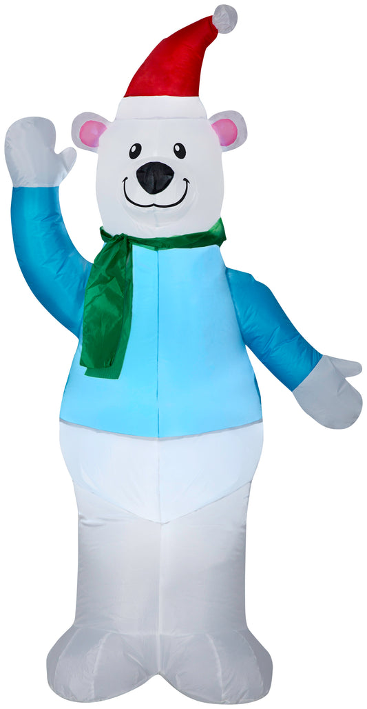 5' Polar Bear Christmas Inflatable