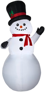 9' Airblown Snowman Christmas Inflatable