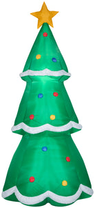 Gemmy Christmas Airblown Inflatable Christmas Decor Tree Giant, 10 ft Tall, green