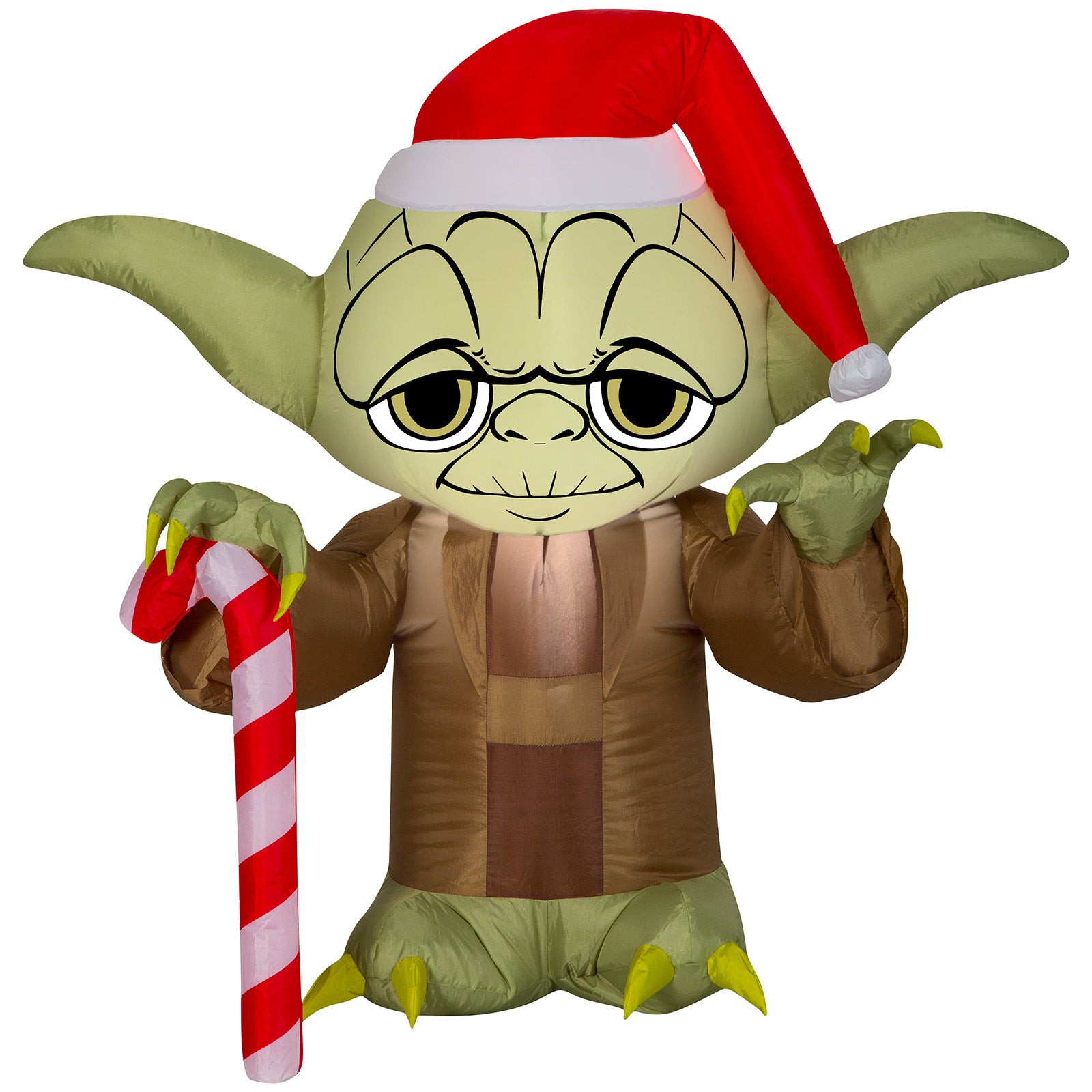 3' Airblown Yoda w/Santa Hat Star Wars Christmas Inflatable