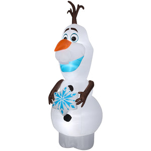 11' Airblown-Olaf w/Snowflake-Giant-Disney Christmas Inflatable