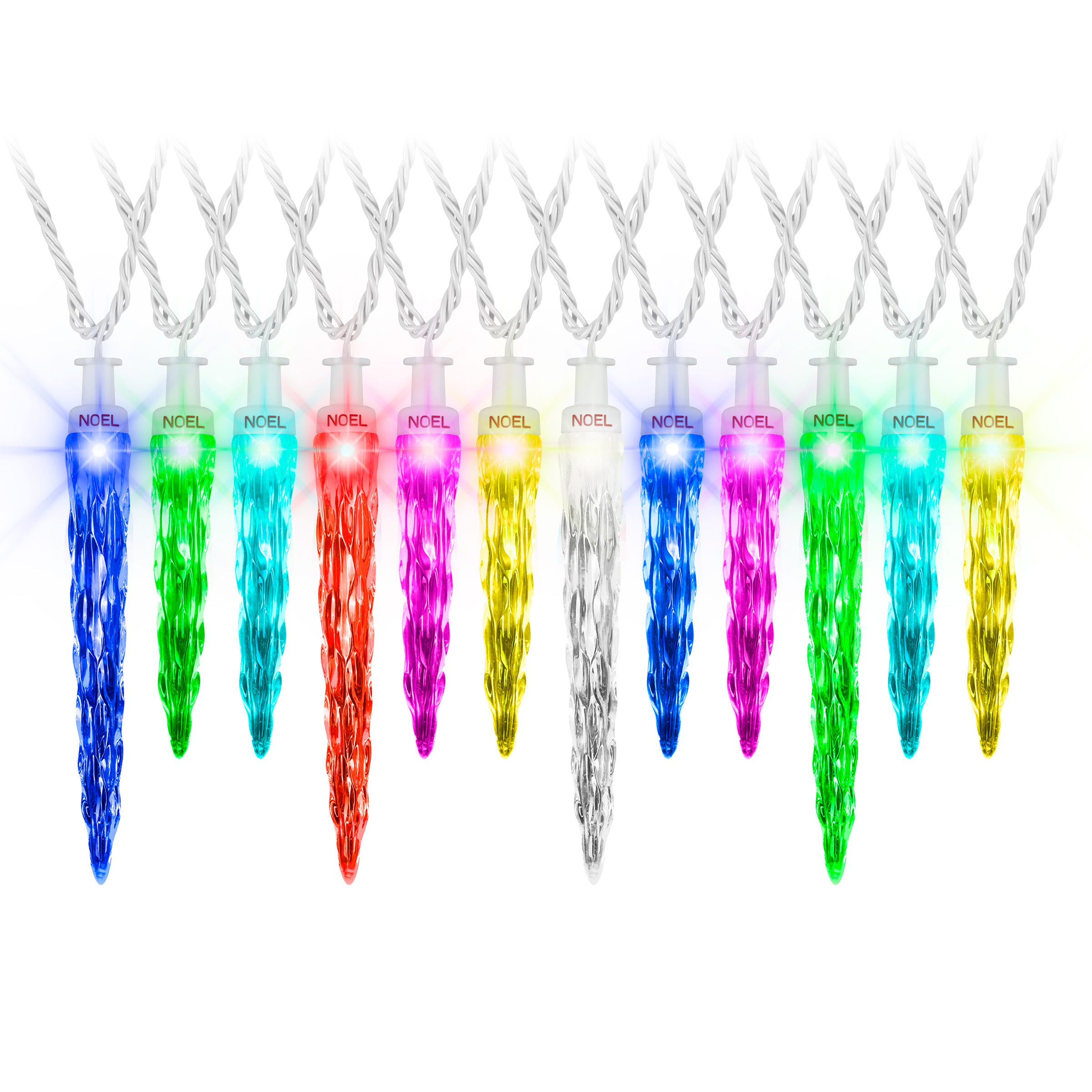 Christmas ColorMotion Light String-Icicle-S/24-7"5"5" (Multi)