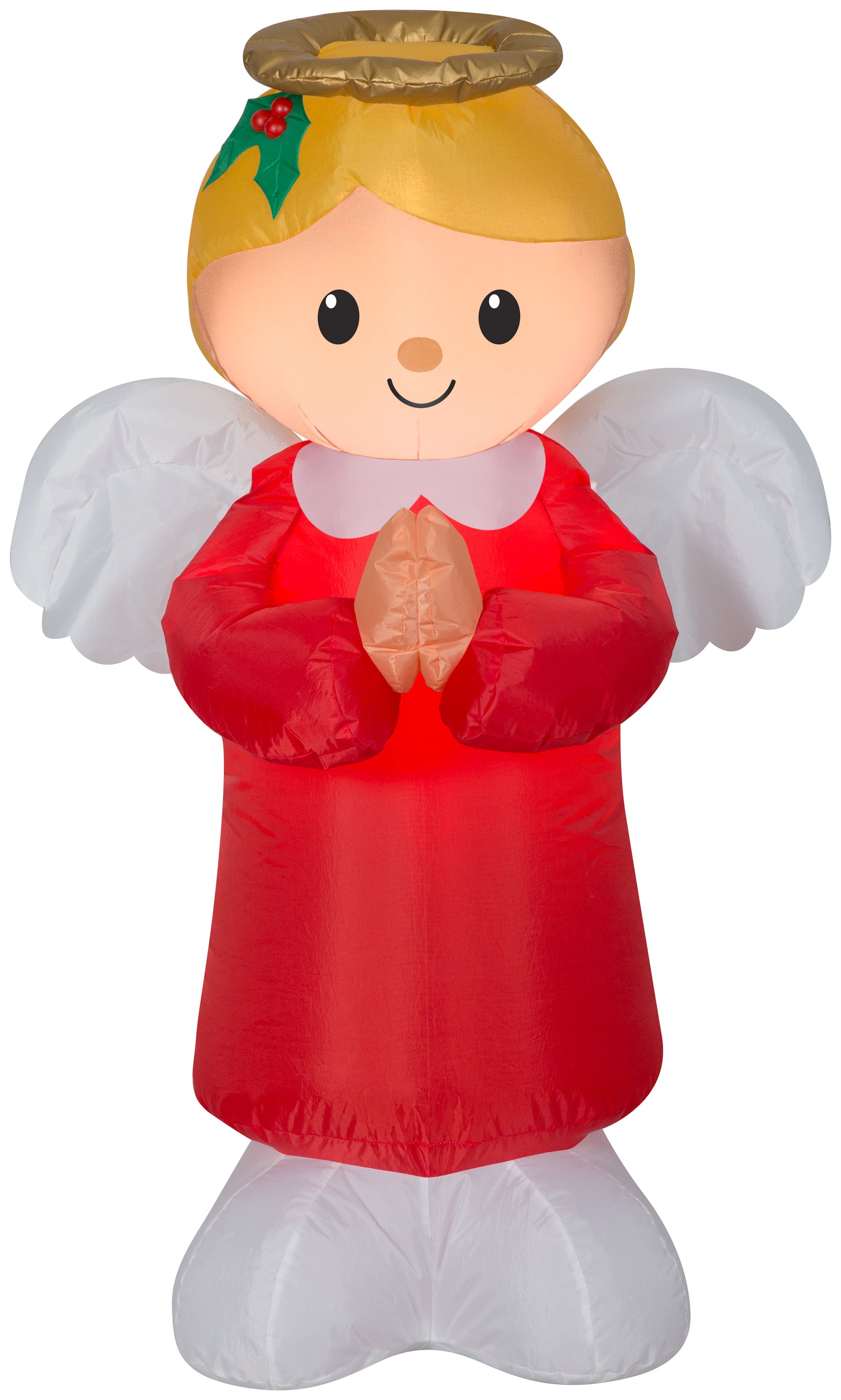 Gemmy Christmas Airblown Inflatable Angel, 3.5 ft Tall, Multicolored