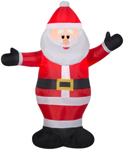 Gemmy Christmas Airblown Inflatable Santa, 3.5 ft Tall, Red