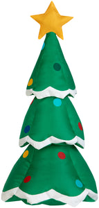 Gemmy Airdorable Christmas Airblown Inflatable Christmas Decor Tree,  Tall, green