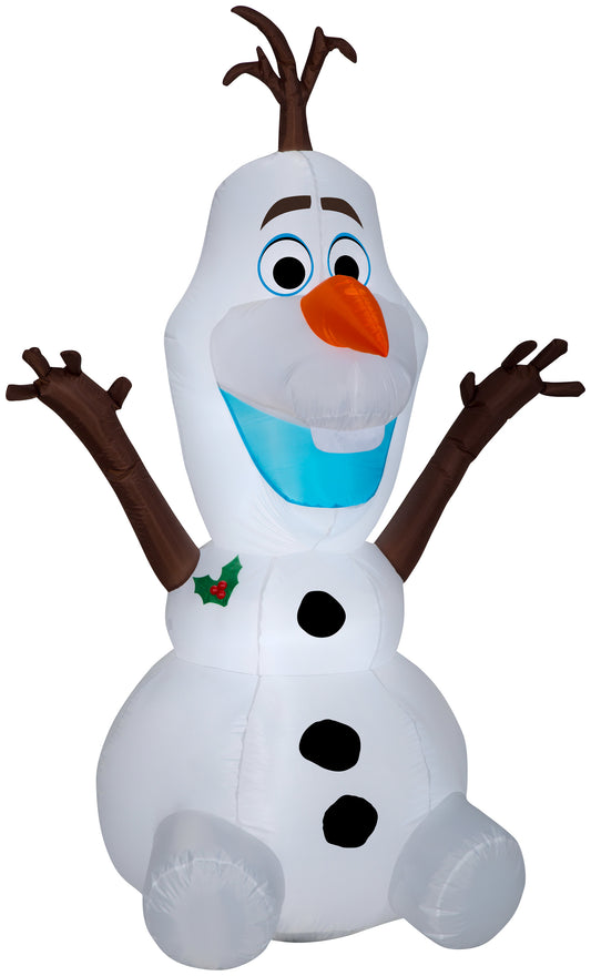 6' Olaf Sitting Disney Christmas Inflatable