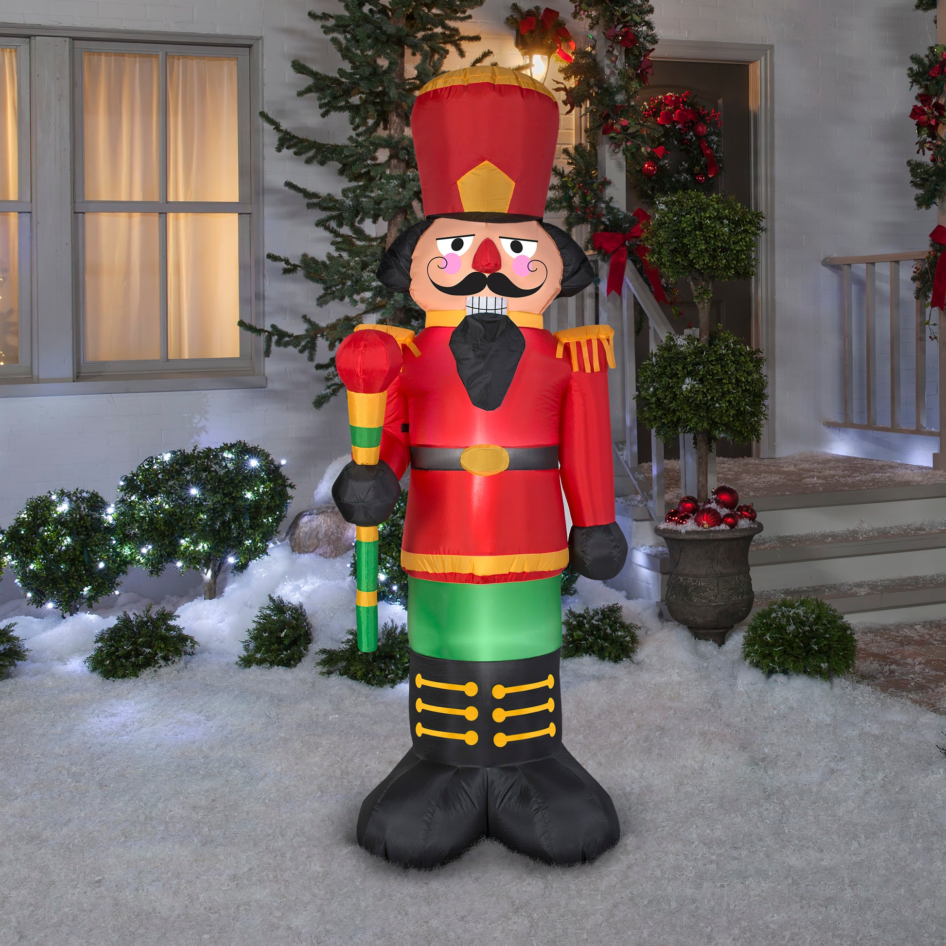 6.5' Red Nutcracker Christmas Inflatable