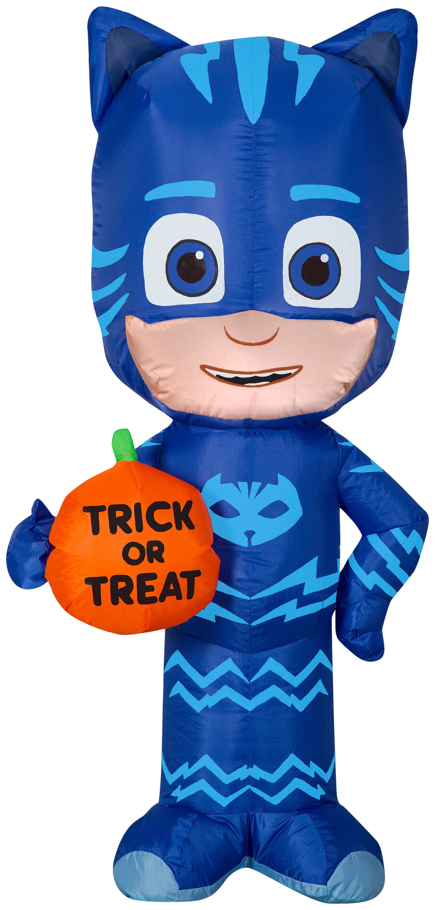 3.5' Airblown Catboy w/ Trick or Treat Pumpkin Halloween Inflatable
