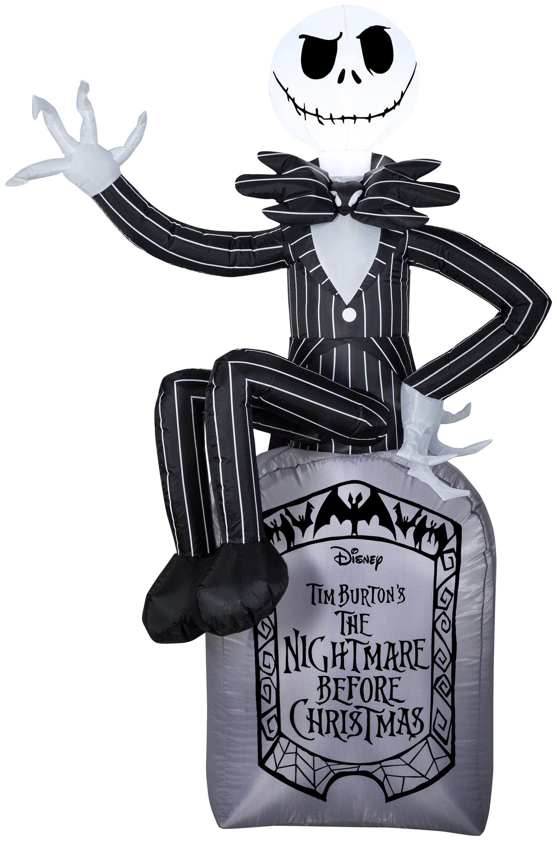 6' Jack Skellington on Tombstone Disney Halloween Inflatable