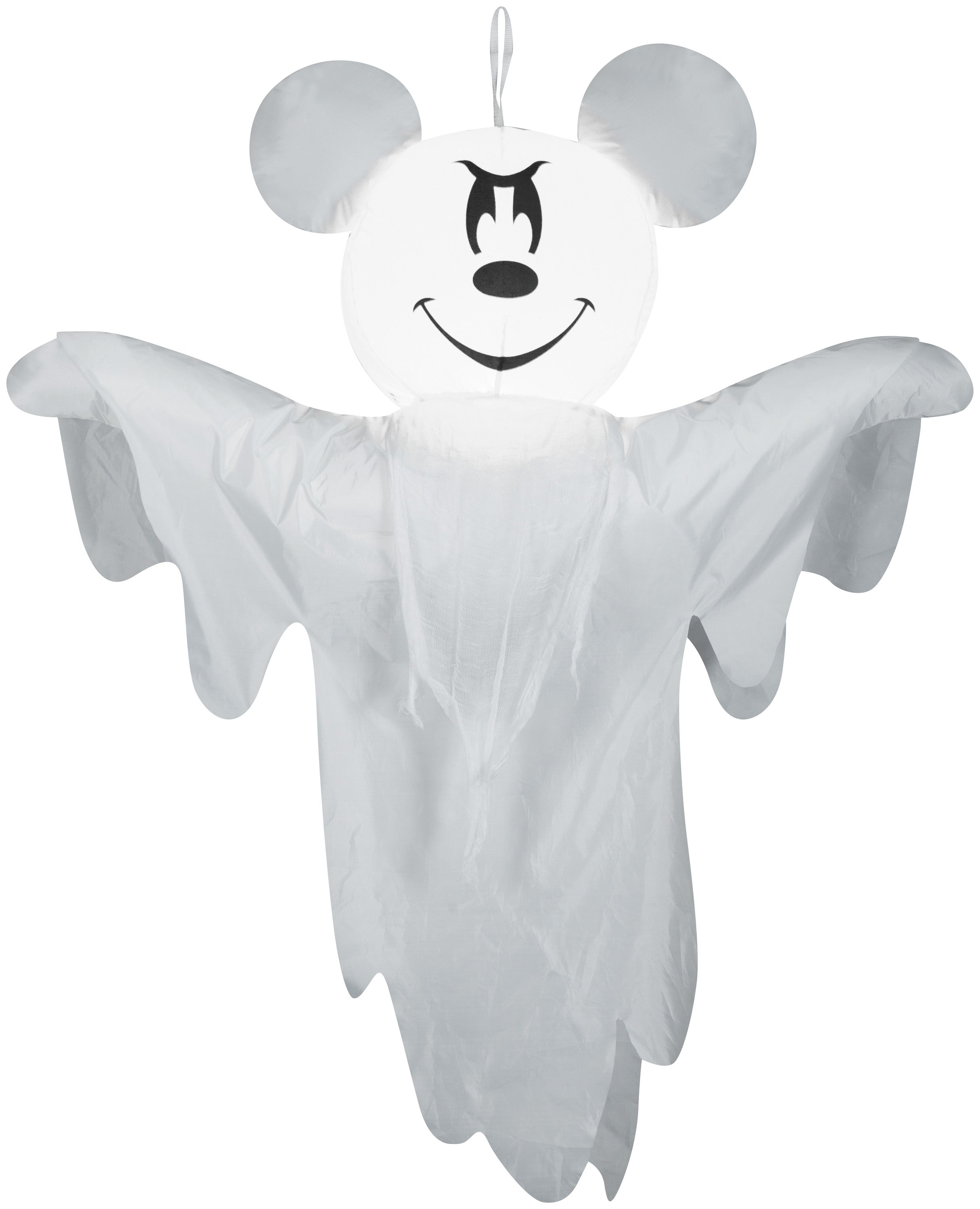 Gemmy Airblown Hanging Mickey as Ghost Disney, 4 ft Tall
