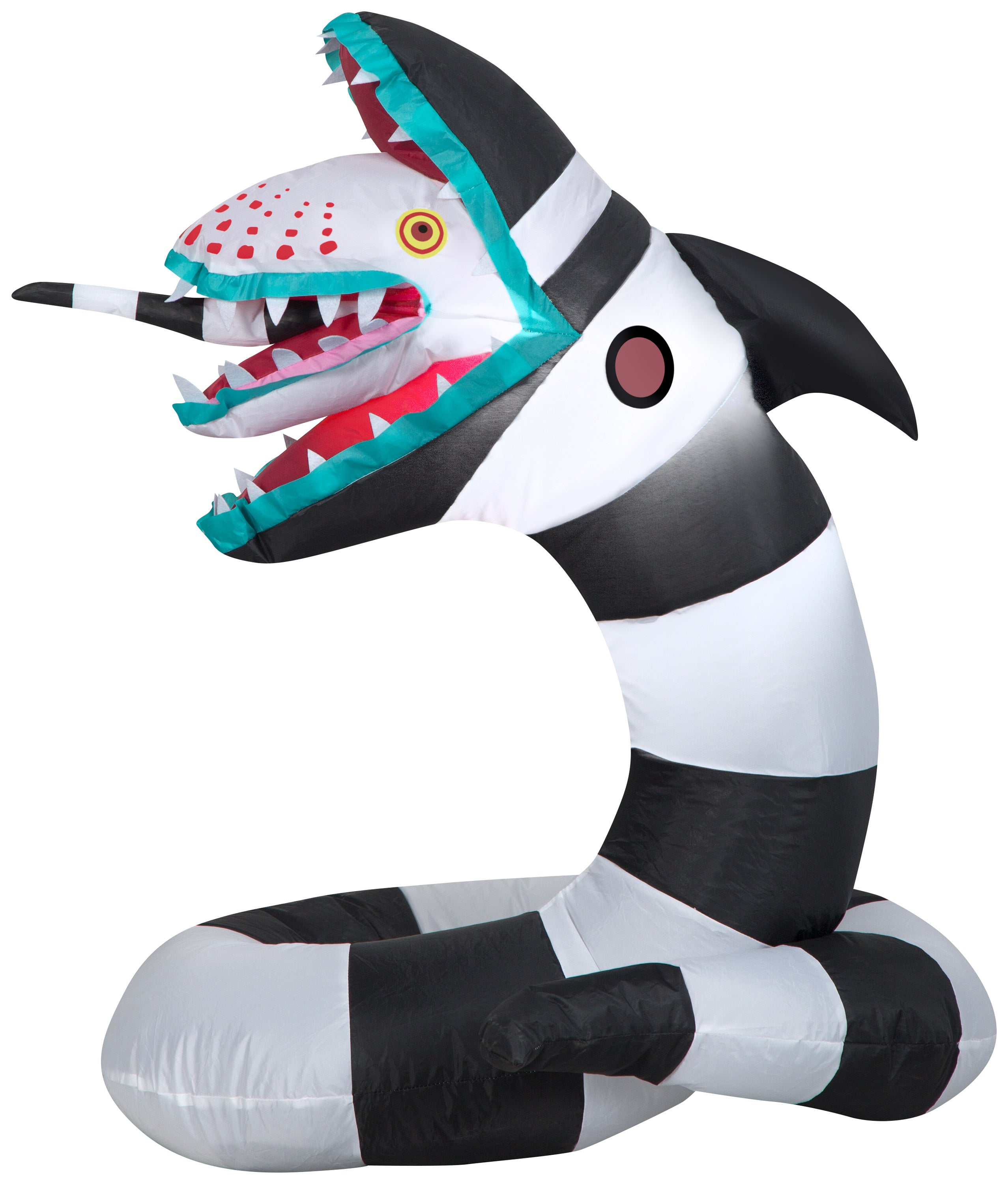 Gemmy Airblown Inflatable Beetlejuice Sandworm, 3 ft Tall, Multicolored