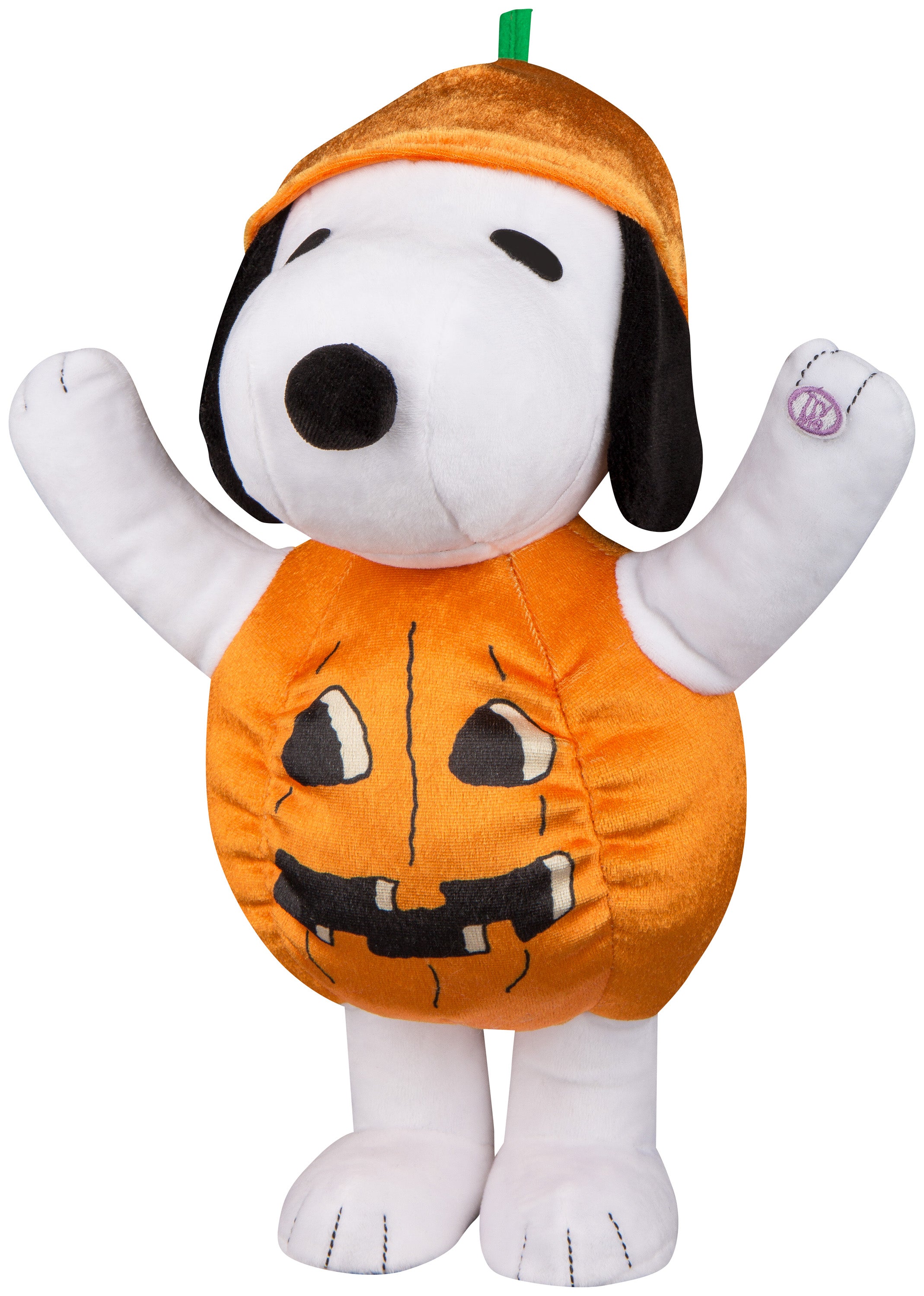 Gemmy Small Side Stepper Snoopy as Pumpkin Peanuts