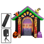 Load image into Gallery viewer, 8.5&#39; Living Projection Airblown-Archway Screen-Candy House w/Removable Screen Halloween Inflatable
