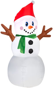 4' Airblown Outdoor Snowman Christmas Inflatable