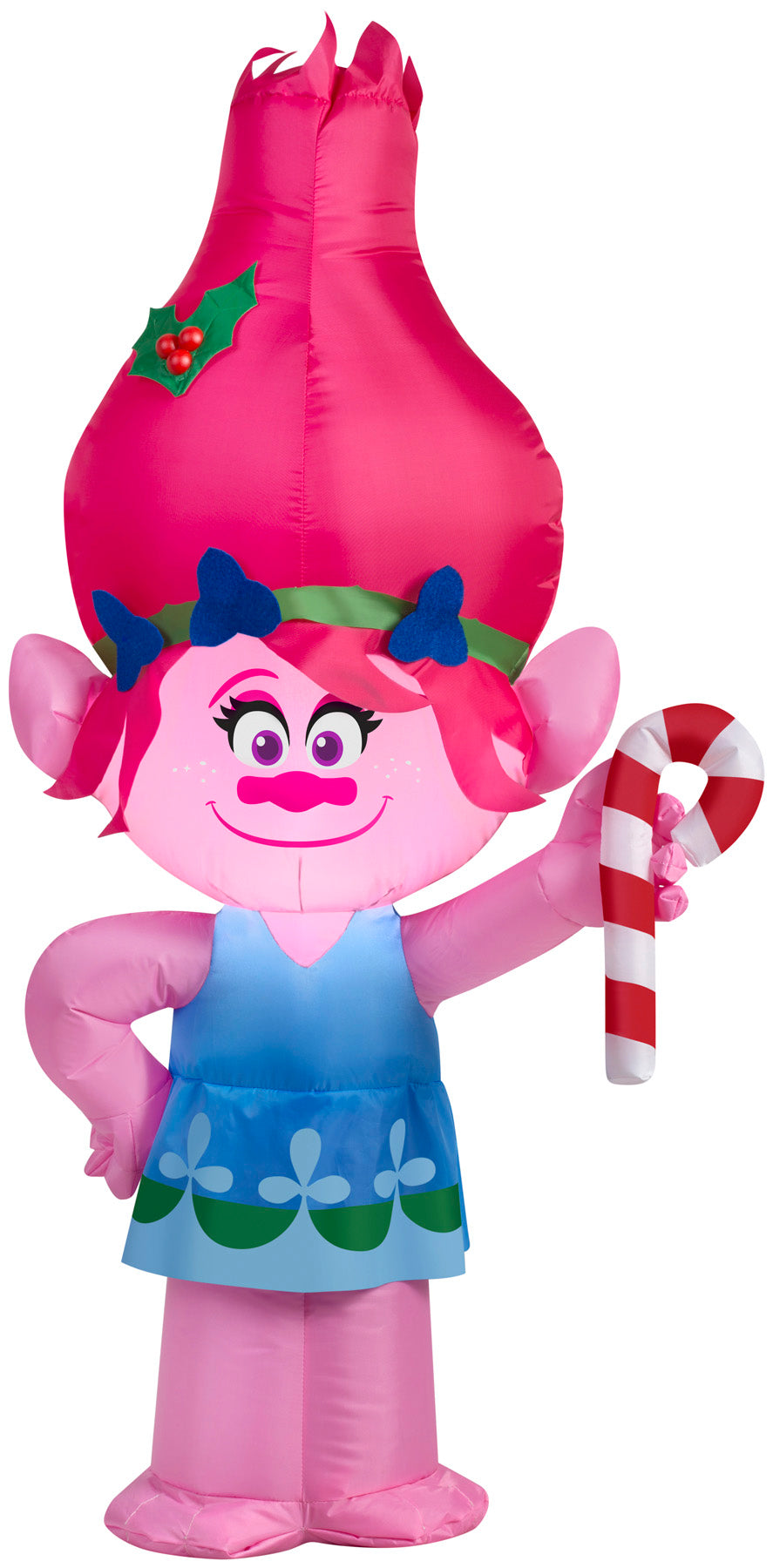 3.5' Poppy w/ Candy Cane Dreamworks Christmas Inflatable
