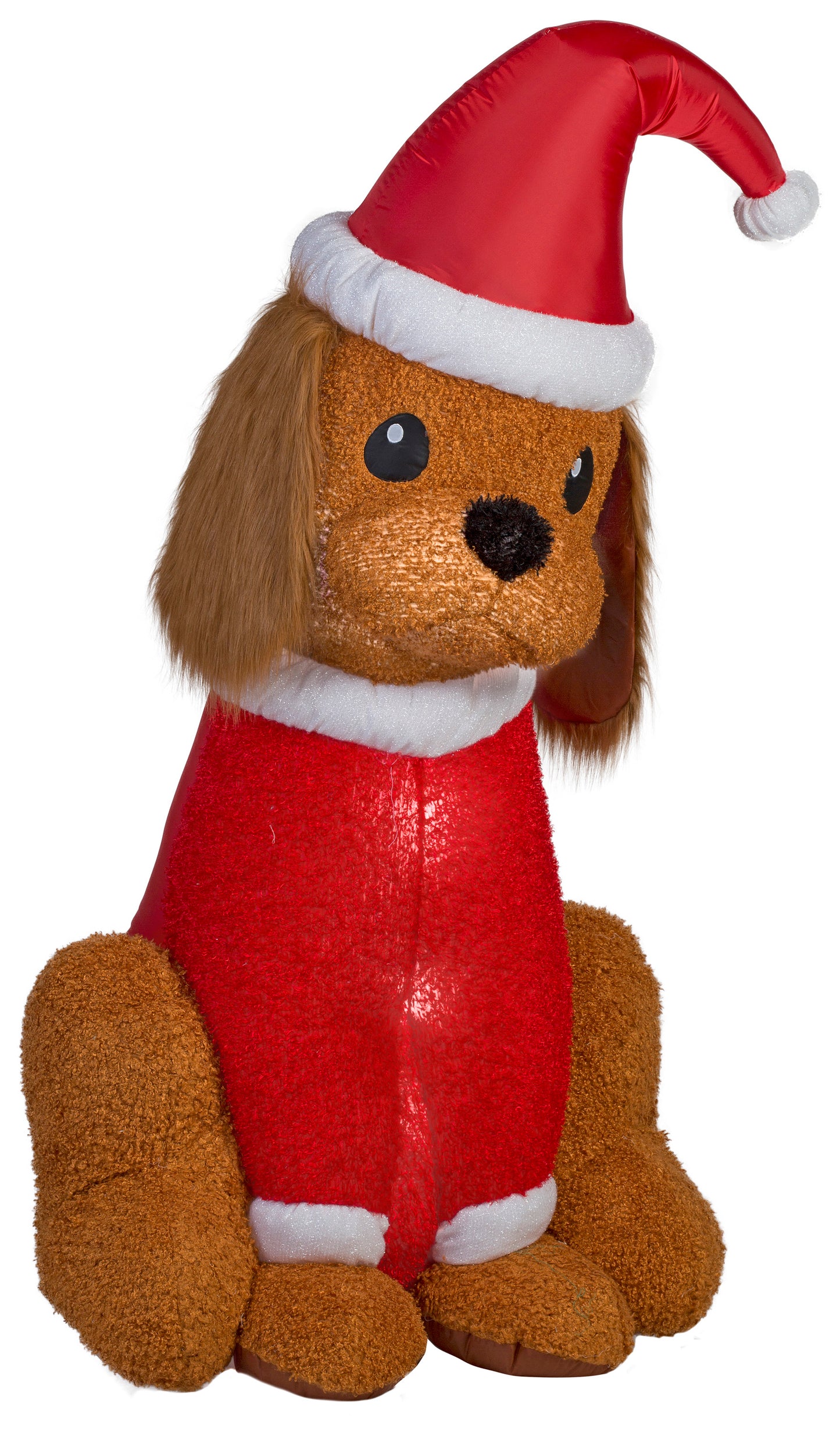 6' Mixed Media Cocker Spaniel Christmas Inflatable