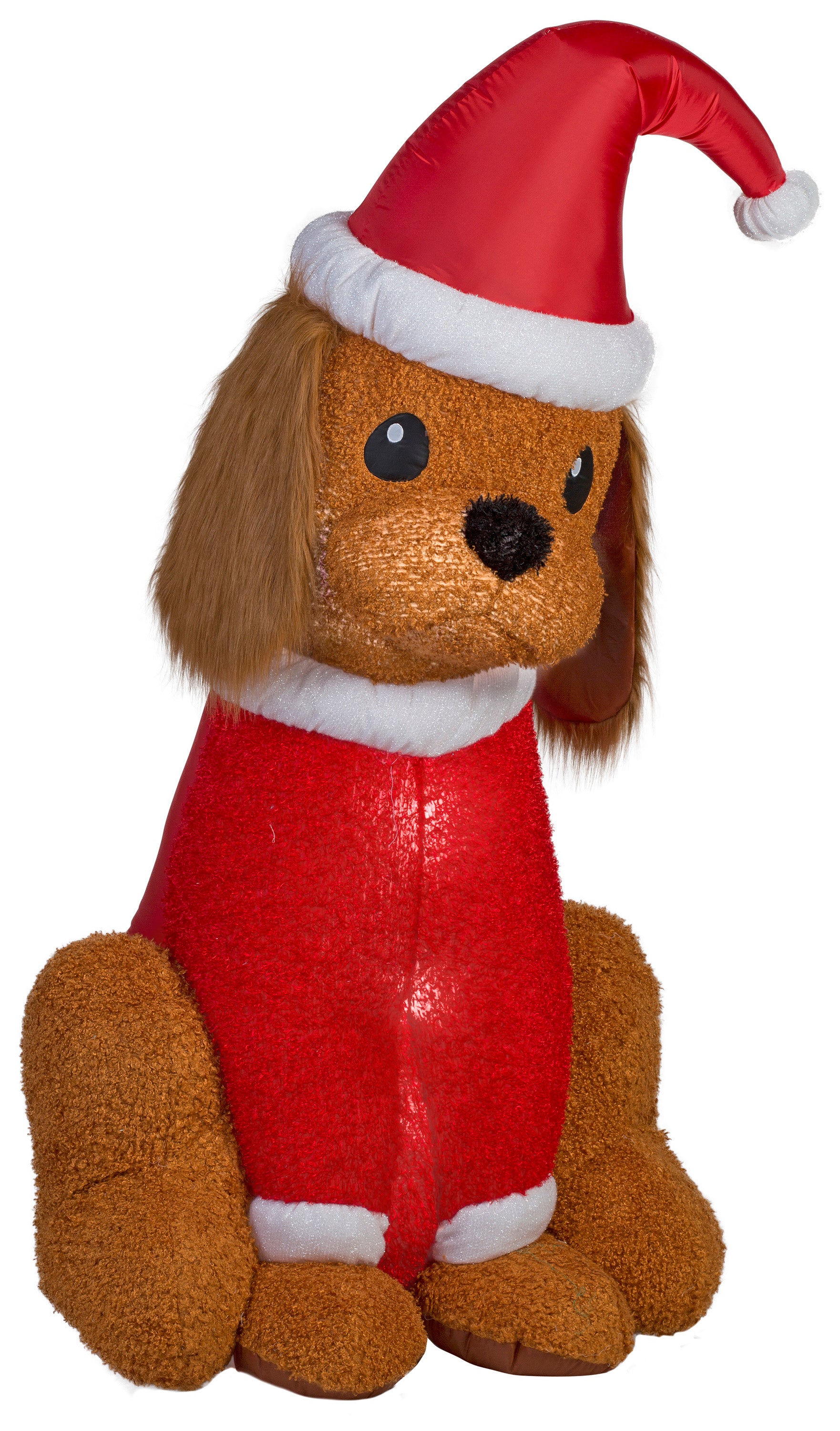 6' Mixed Media Cocker Spaniel Christmas Inflatable