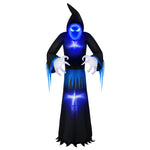 Load image into Gallery viewer, Occasions 8&#39; INFLATABLE INFINITY MIRROR REAPER, 8 ft Tall, Multicolored

