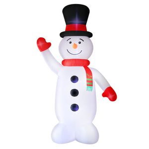 Occasions 20' INFLATABLE SNOWMAN,  Tall, Multicolored