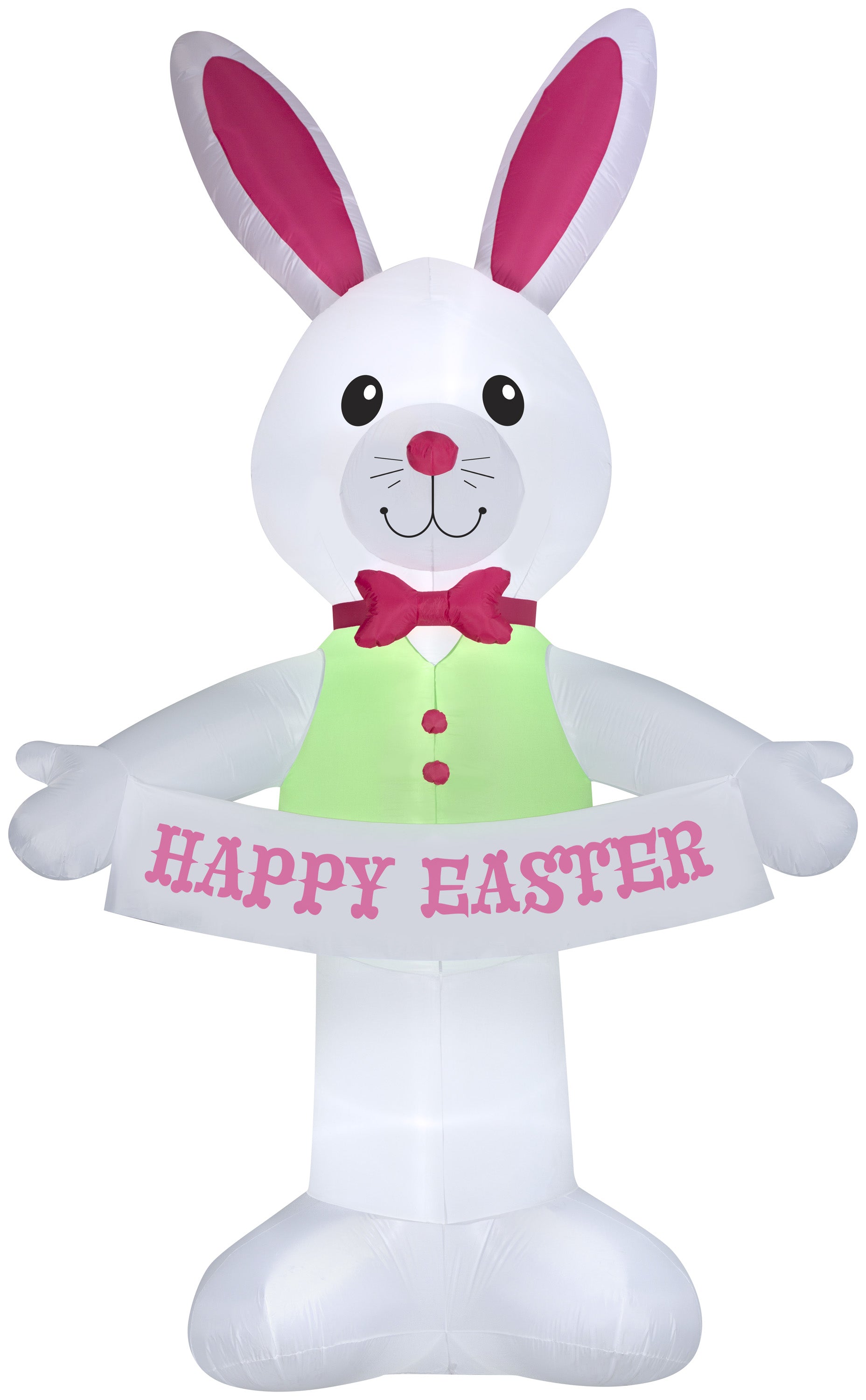 Gemmy 12.5 ft Airblown Easter Bunny Giant, White