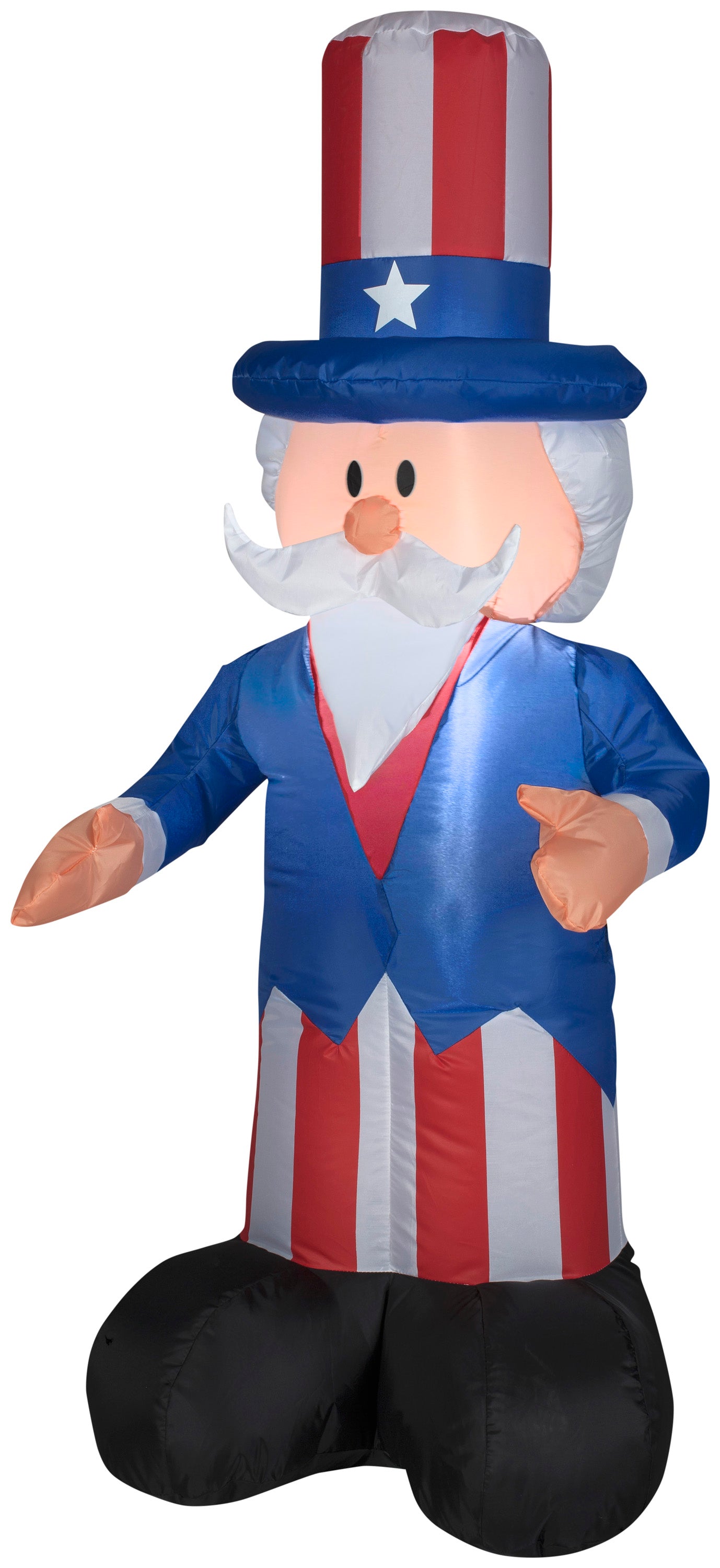 4' Outdoor Uncle Sam Spring Inflatable